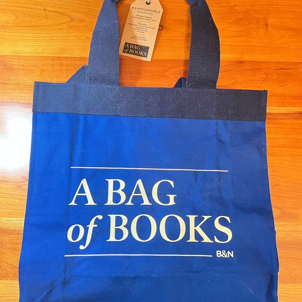 Blue B & N Canvas Tote Bag